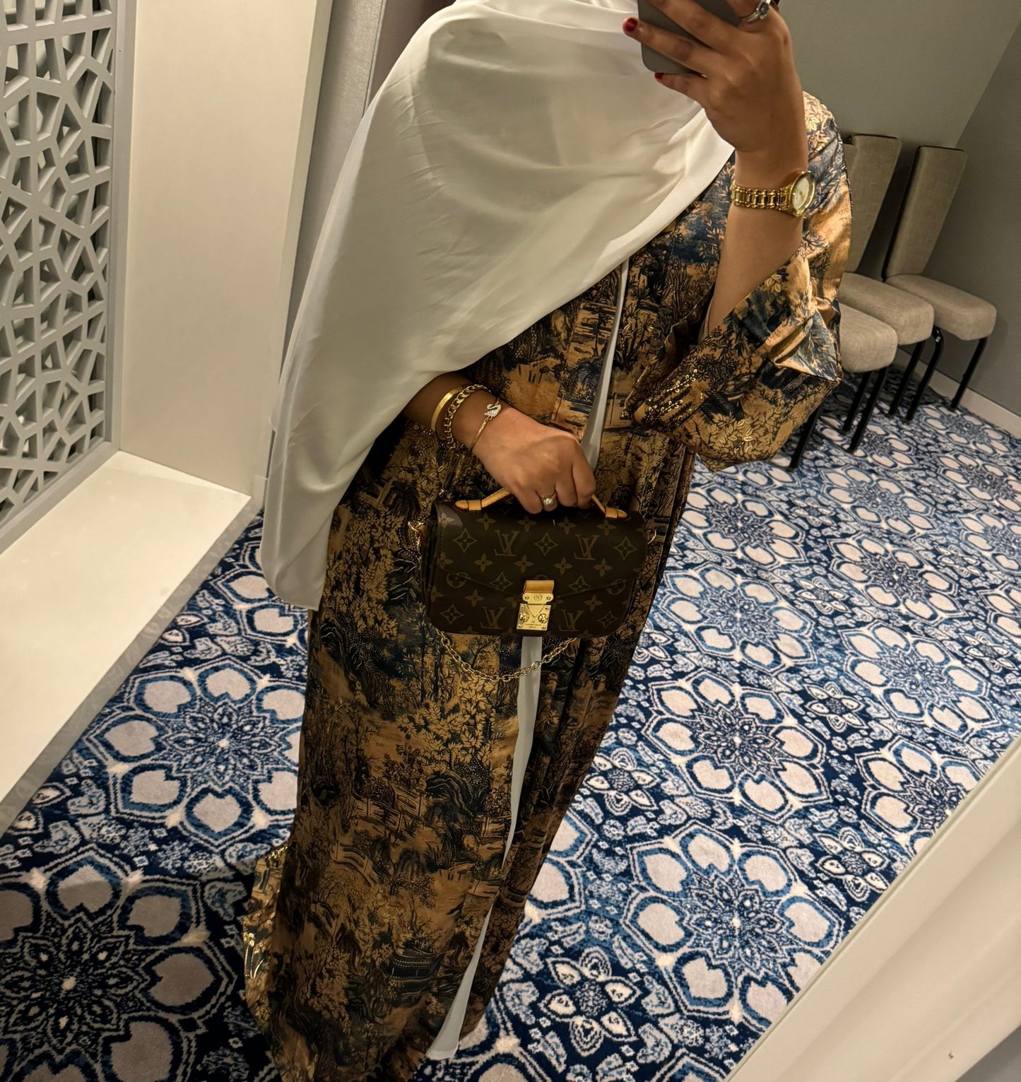 LENA - SAAFA ABAYA IN BLUE