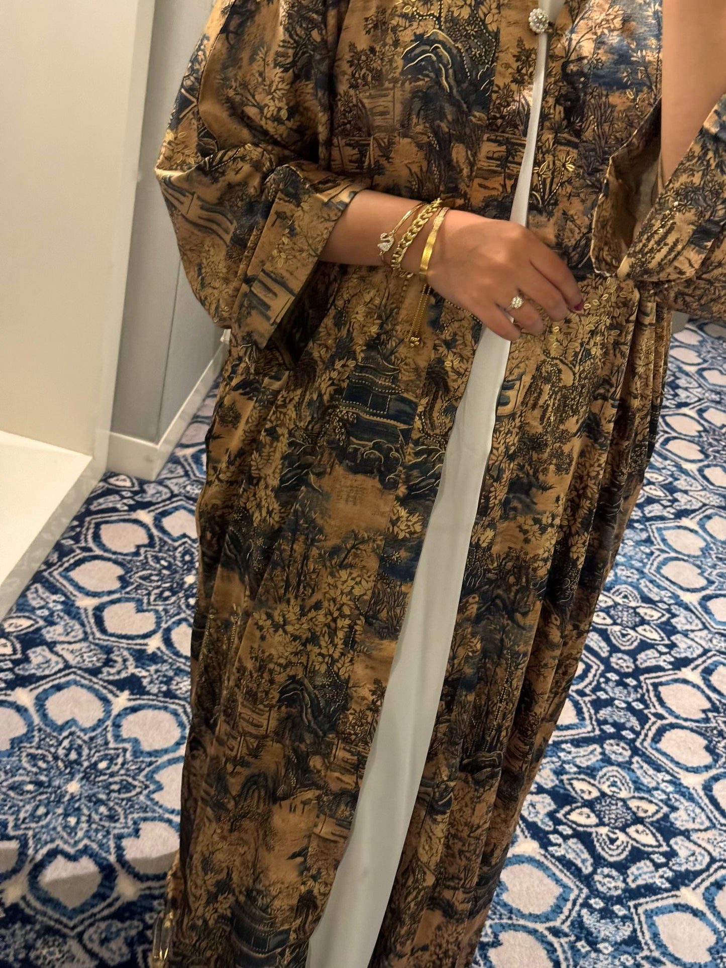 LENA - SAAFA ABAYA IN BLUE