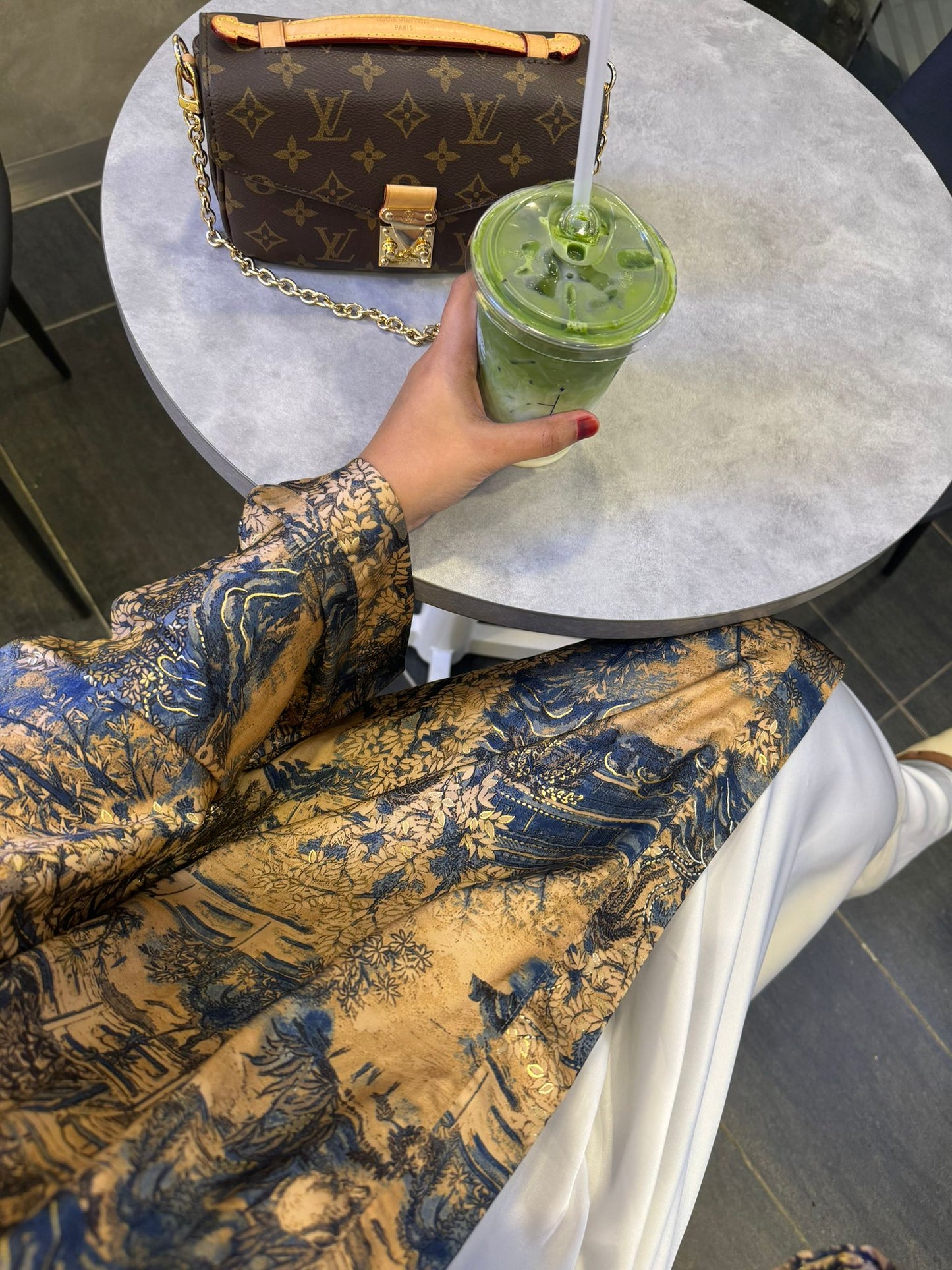 LENA - SAAFA ABAYA IN BLUE