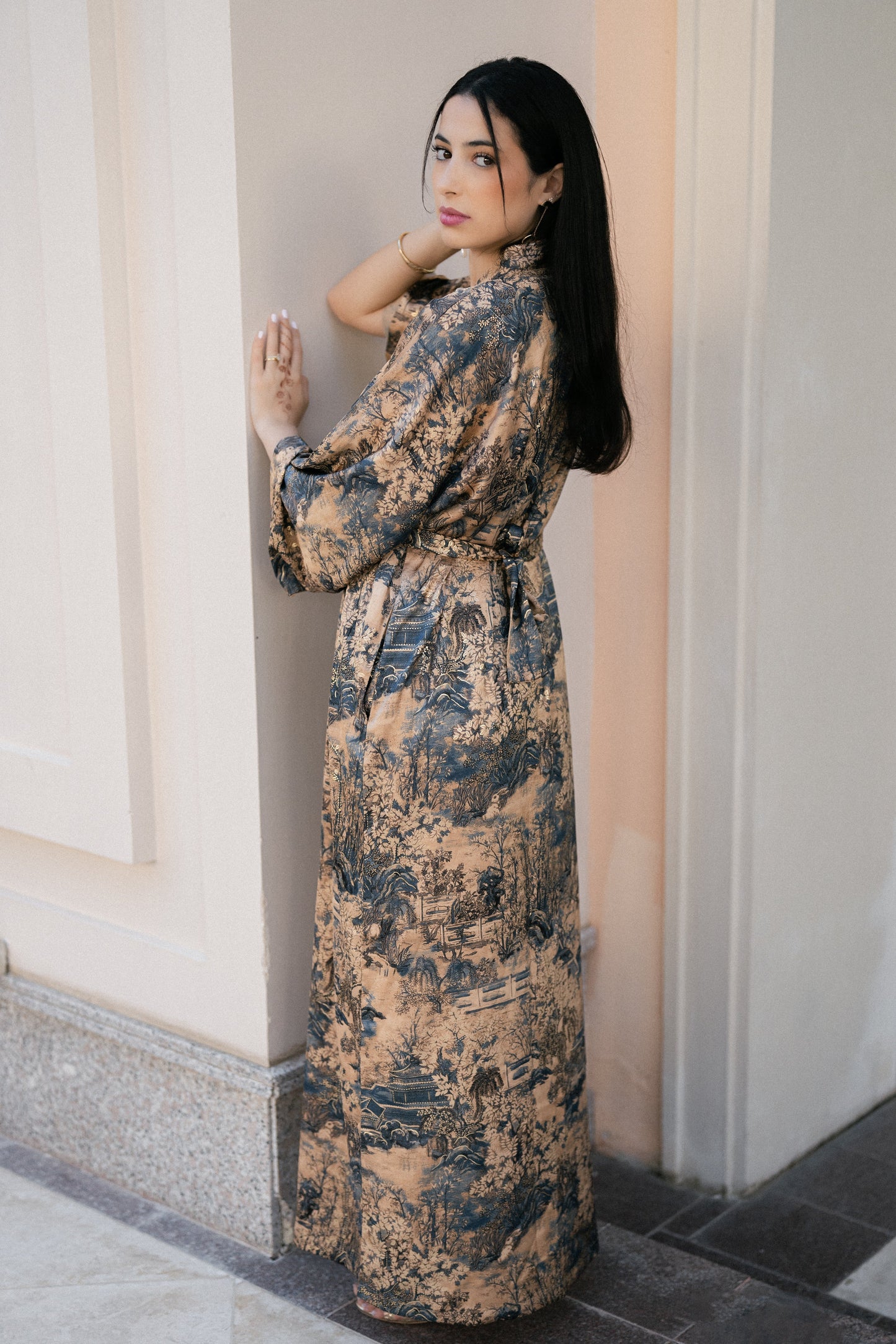 LENA - SAAFA ABAYA IN BLUE