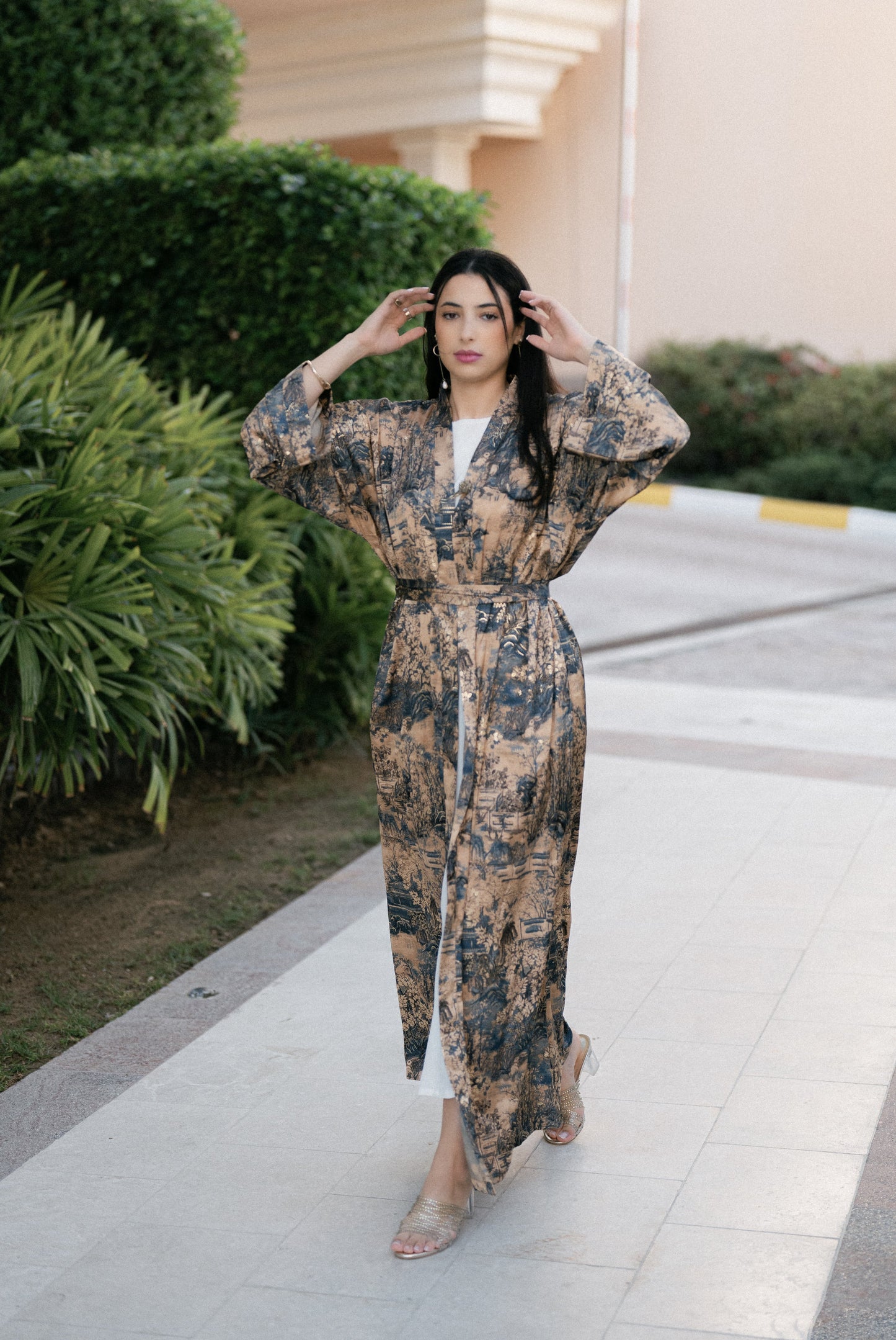 LENA - SAAFA ABAYA IN BLUE