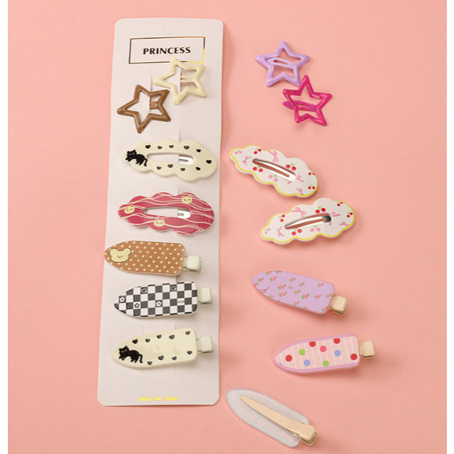 RM3 Murah Bag Color Printed baby hair clip set | Bag Color Printed RM3 – SatuLand KL