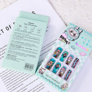 RM3 Murah Labubu Long False nail | Labubu Long False nail RM3 – SatuLand KL