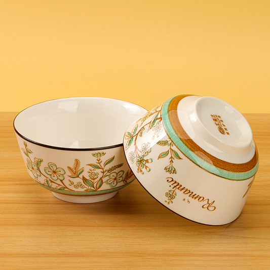 Floral ceramic bowl RM1 at Satuland—Cheras Kuala Lumpur pink discount store. Mangkuk seramik bunga RM1 di Satuland, kedai pink murah Cheras KL
