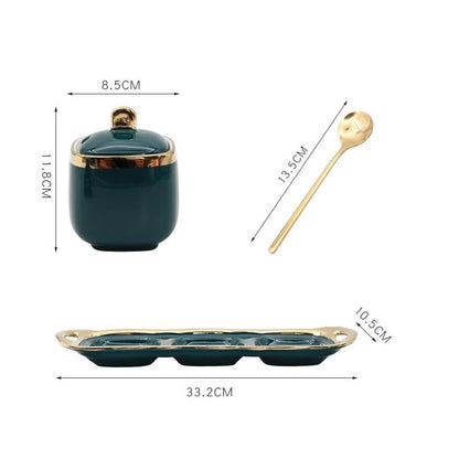 RM69 Murah XXL Heavy Gold Set | Xxl Heavy Gold Set  Nordic Luxury Spice Jar Kitchenware RM99 – SatuLand KL (White Gold)