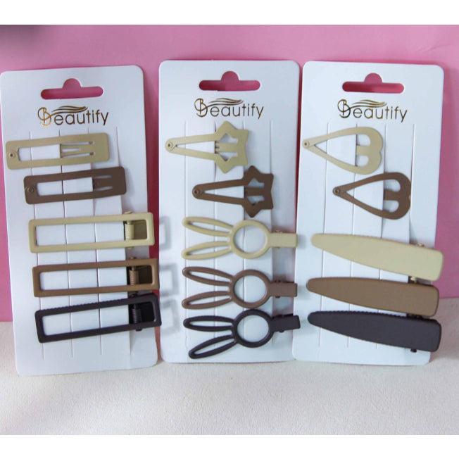 RM3 Murah Brown Bb Hair Clip set | Brown Bb Hair Clip RM3 – SatuLand KL