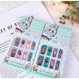 RM3 Murah Labubu Long False nail | Labubu Long False nail RM3 – SatuLand KL