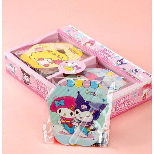 RM3 Murah Cartoon Diamond Painting Fan (DIY) | Cartoon Diamond RM3 – SatuLand KL