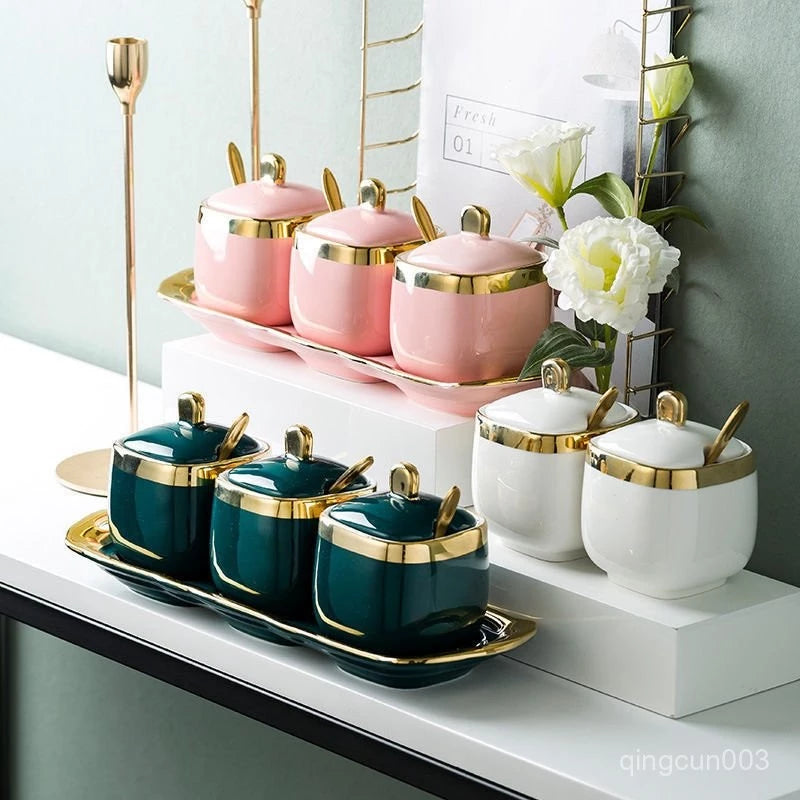 RM69 Murah Xxl Heavy Gold Set | Xxl Heavy Gold Set Nordic Luxury Spice Jar Kitchenware RM99 – SatuLand KL (Emerald Green)