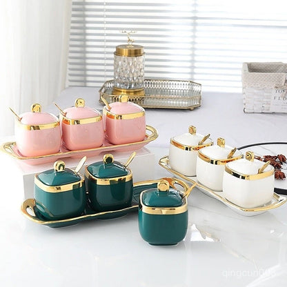 RM69 Murah Xxl Heavy Gold Set | Xxl Heavy Gold Set Nordic Luxury Spice Jar Kitchenware RM99 – SatuLand KL (Emerald Green)