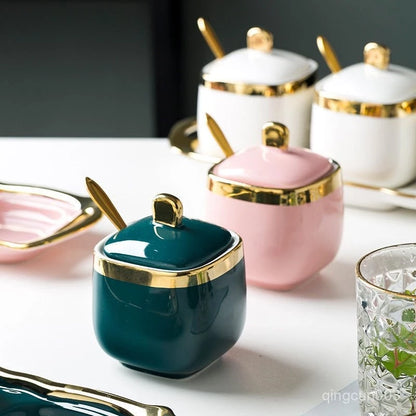 RM69 Murah XXL Heavy Gold Set | Xxl Heavy Gold Set  Nordic Luxury Spice Jar Kitchenware RM99 – SatuLand KL (White Gold)