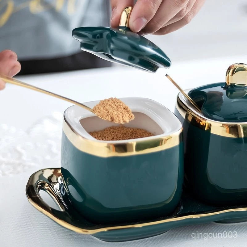 RM69 Murah Xxl Heavy Gold Set | Xxl Heavy Gold Set Nordic Luxury Spice Jar Kitchenware RM99 – SatuLand KL (Emerald Green)